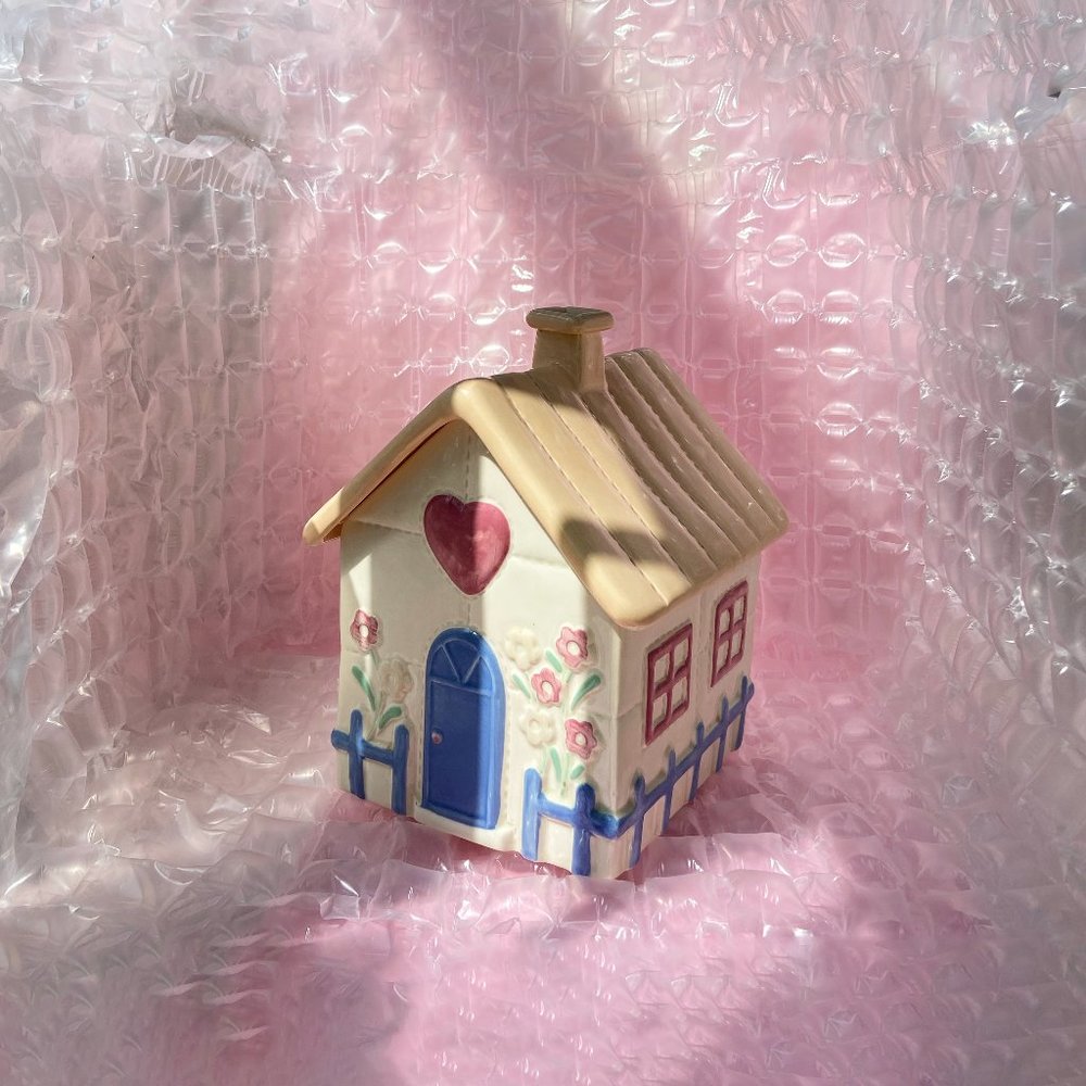 Heart Home Cookie Jar
